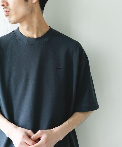 LACOSTE（ラコステ）の「『別注』LACOSTE×DOORS　MOSS STITCH SHORT-SLEEVE T-SHIRTS（Tシャツ/カットソー・メンズ・アイボリー/ダークグレー/イエロー・3/4）」の21枚目の写真