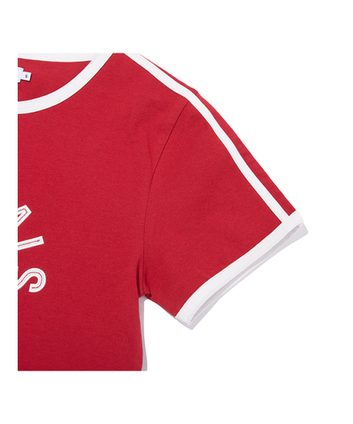 KIRSH（キルシー）の「アーチチェリー配色アップリケTシャツ[レッド]（Tシャツ/カットソー・レディース・その他・MEDIUM/SMALL）」の5枚目の写真