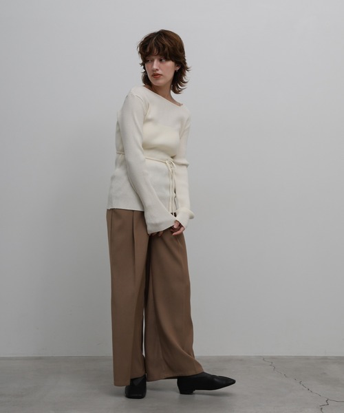 select MOCA(セレクトモカ)の「【4サイズ展開】スクエアトゥバレエシューズ(バレエシューズ・レディース・ブラウン/ブラック・LARGE/MEDIUM/SMALL/X-LARGE)」の3枚目の写真