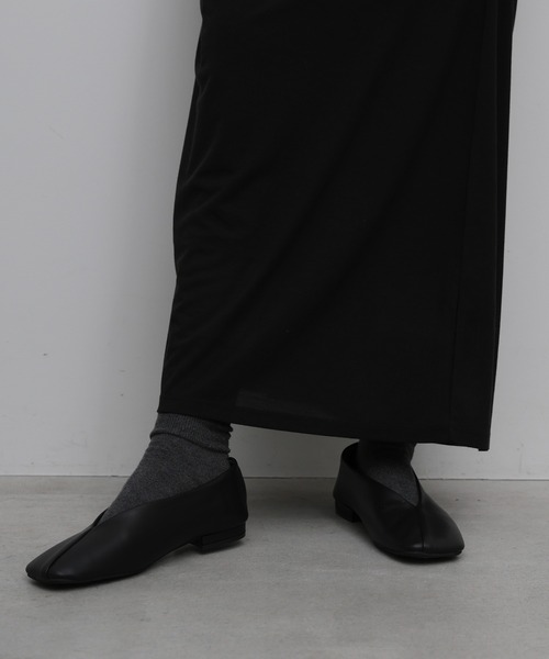 select MOCA(セレクトモカ)の「【4サイズ展開】スクエアトゥバレエシューズ(バレエシューズ・レディース・ブラウン/ブラック・LARGE/MEDIUM/SMALL/X-LARGE)」の11枚目の写真