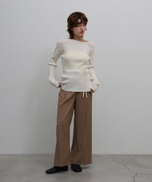 select MOCA(セレクトモカ)の「【4サイズ展開】スクエアトゥバレエシューズ(バレエシューズ・レディース・ブラウン/ブラック・LARGE/MEDIUM/SMALL/X-LARGE)」の13枚目の写真
