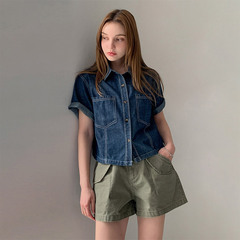 セール】【セットアップ対応】WAIST FIT DENIM ベスト（ベスト