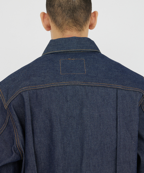 Levi's(リーバイス)の「Levi’s(R) / リーバイス(R) 別注 TYPE1 リジッド トラッカージャケット(デニムジャケット・メンズ・ダークブルー・SMALL/MEDIUM/LARGE/X-LARGE/XX-LARGE)」の4枚目の写真