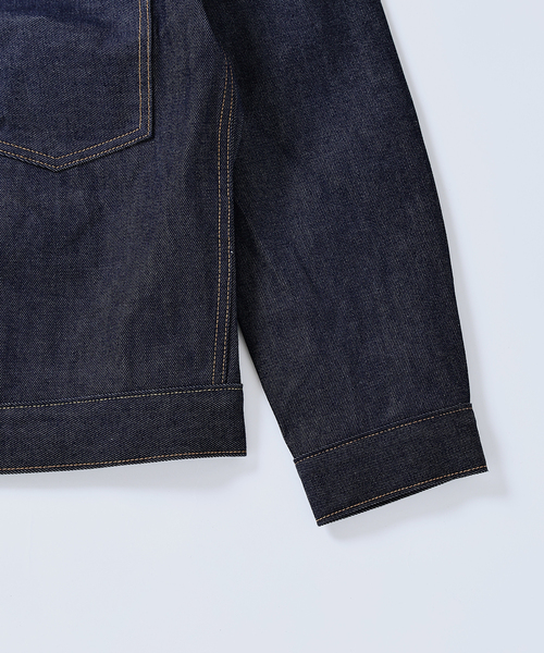 Levi's(リーバイス)の「Levi’s(R) / リーバイス(R) 別注 TYPE1 リジッド トラッカージャケット(デニムジャケット・メンズ・ダークブルー・SMALL/MEDIUM/LARGE/X-LARGE/XX-LARGE)」の11枚目の写真
