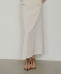 GIR DART LONG SKIRT CREAM