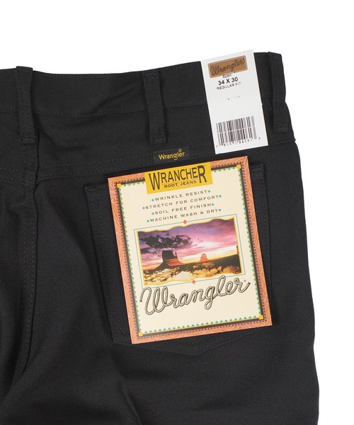 Wrangler(ラングラー)の「【UT210】【Wrangler/ラングラー】WRANCHER DRESS JEAN(スラックス・メンズ・ブラック・36inch/34inch/32inch)」の15枚目の写真