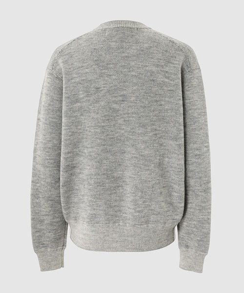 COMME des GARCONS HOMME(コム デ ギャルソン・オム)の「WOOL COLLAGE CREW NECK KNIT(ニット/セーター・メンズ・ネイビー/グレー・L/M/S)」の3枚目の写真