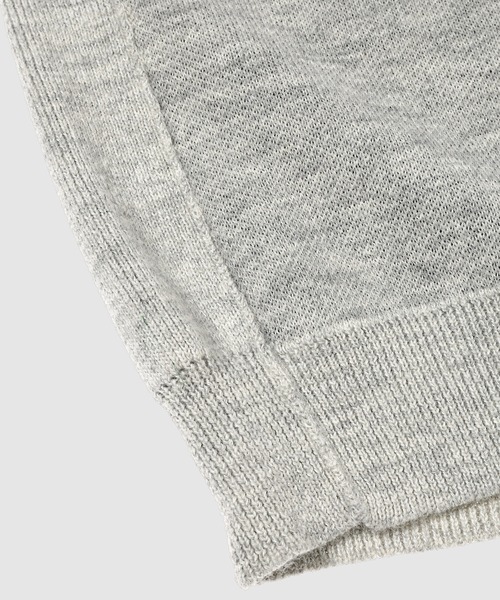 COMME des GARCONS HOMME(コム デ ギャルソン・オム)の「WOOL COLLAGE CREW NECK KNIT(ニット/セーター・メンズ・ネイビー/グレー・L/M/S)」の5枚目の写真