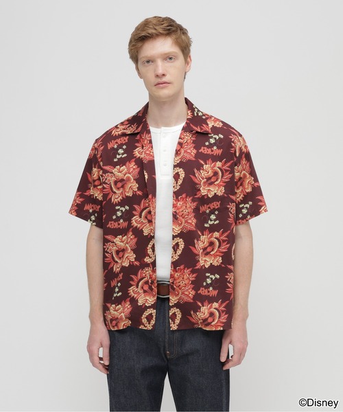 AVIREX(アヴィレックス)の「《Disney Collection》"HAWAIIAN HOLIDAY" ALOHA SHIRT / MICKEY MOUSE(シャツ/ブラウス・メンズ・バーガンディー・LARGE/MEDIUM/XX-LARGE/X-LARGE)」の3枚目の写真