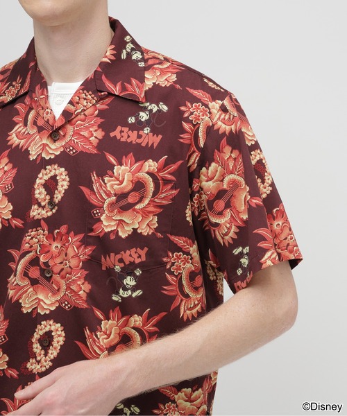 AVIREX(アヴィレックス)の「《Disney Collection》"HAWAIIAN HOLIDAY" ALOHA SHIRT / MICKEY MOUSE(シャツ/ブラウス・メンズ・バーガンディー・LARGE/MEDIUM/XX-LARGE/X-LARGE)」の8枚目の写真