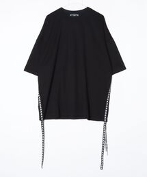 BOXY SKULL TAPED TEE