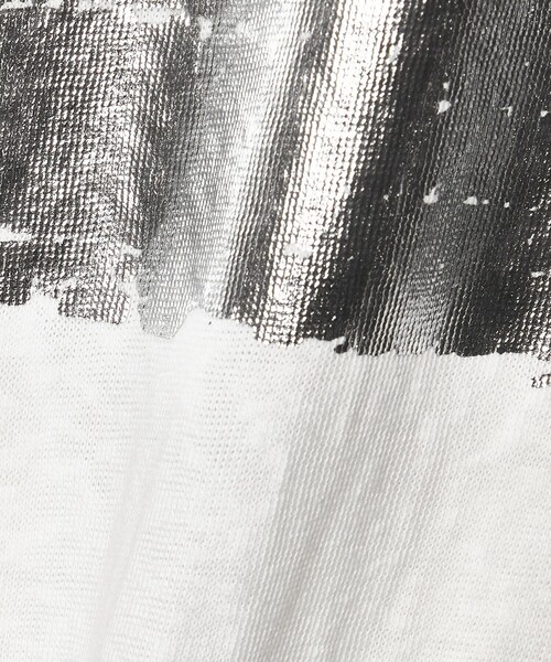A DAY IN THE LIFE UNITED ARROWS(アデイインザライフユナイテッドアローズ)の「スラブ フォイル ボックスプリントTシャツ <A DAY IN THE LIFE>(Tシャツ/カットソー・レディース・ダークグレー/オフホワイト/ベージュ・FREE)」の9枚目の写真
