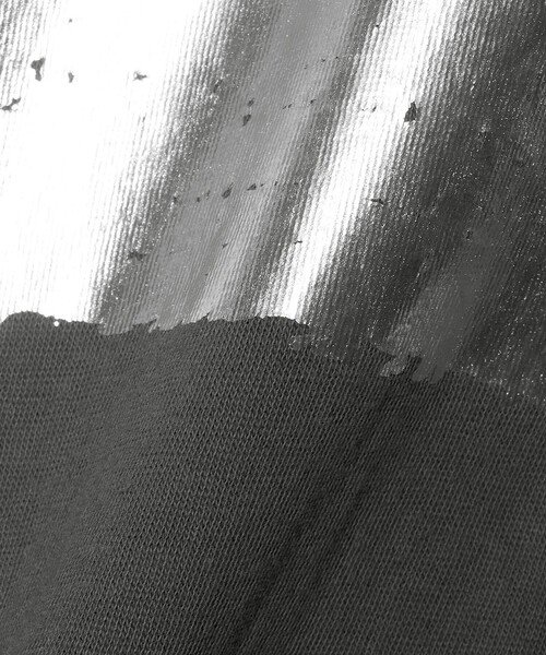 A DAY IN THE LIFE UNITED ARROWS(アデイインザライフユナイテッドアローズ)の「スラブ フォイル ボックスプリントTシャツ <A DAY IN THE LIFE>(Tシャツ/カットソー・レディース・ダークグレー/オフホワイト/ベージュ・FREE)」の11枚目の写真