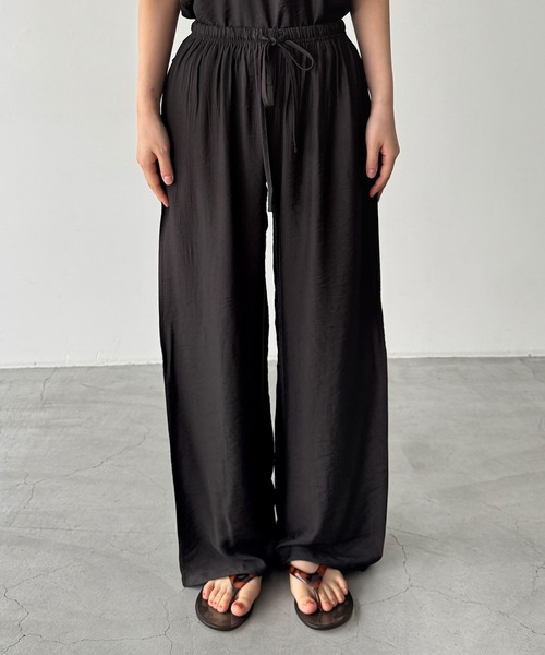 CANAL JEAN(キャナルジーン)の「El mar レーヨンキャミSET UP(セットアップ・レディース・チャコールグレー/ネイビー・ONE SIZE)」の17枚目の写真