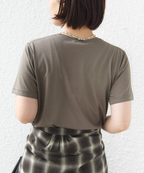 SHIPS(シップス)の「シアー ショート スリーブ TEE(Tシャツ/カットソー・レディース・ブラウン系その他/ライトブルー/ホワイト/ブラック・ONE SIZE)」の21枚目の写真