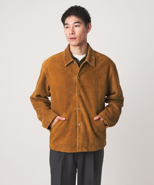 SKOOKUM(スクーカム)の「【別注】<SKOOKUM> スエード ジャケット(その他アウター・メンズ・ブラウン・M/L)」の3枚目の写真