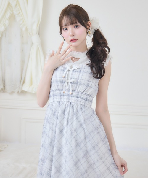 couture BY ROJITA(クチュールバイロジータ)の「肩フリルレイヤードシアーワンピース(ワンピース・レディース・ホワイト/ブラック/ベージュ・FREE)」の13枚目の写真