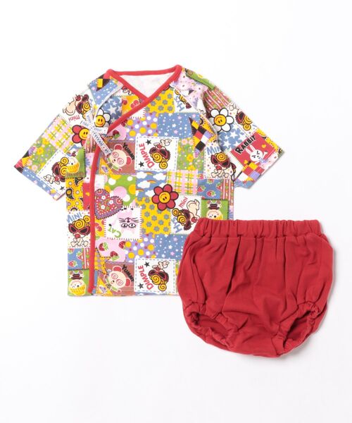 HYSTERIC MINI（ヒステリックミニ）の「LITTLE ANGEL 半袖ロンパース