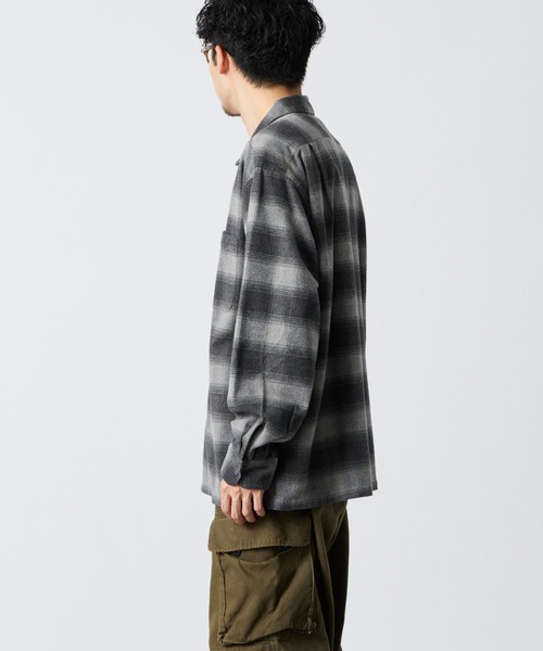 PENDLETON（ペンドルトン）の「【WEB先行予約】[PENDLETON/ペンドルトン] 別注 シングルポケット オンブレチェックボードシャツ（シャツ/ブラウス・レディース・レッド/ネイビー/グレー/グリーン/ベージュ・L/M）」の12枚目の写真