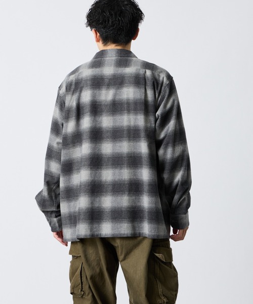 PENDLETON（ペンドルトン）の「【WEB先行予約】[PENDLETON/ペンドルトン] 別注 シングルポケット オンブレチェックボードシャツ（シャツ/ブラウス・レディース・レッド/ネイビー/グレー/グリーン/ベージュ・L/M）」の13枚目の写真