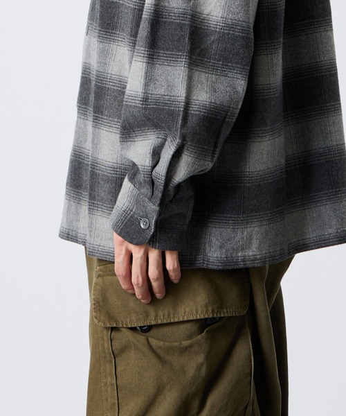 PENDLETON（ペンドルトン）の「【WEB先行予約】[PENDLETON/ペンドルトン] 別注 シングルポケット オンブレチェックボードシャツ（シャツ/ブラウス・レディース・レッド/ネイビー/グレー/グリーン/ベージュ・L/M）」の19枚目の写真