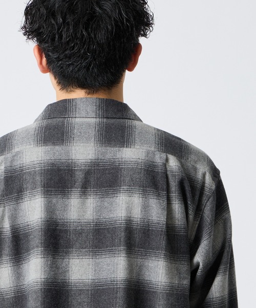 PENDLETON（ペンドルトン）の「【WEB先行予約】[PENDLETON/ペンドルトン] 別注 シングルポケット オンブレチェックボードシャツ（シャツ/ブラウス・レディース・レッド/ネイビー/グレー/グリーン/ベージュ・L/M）」の18枚目の写真