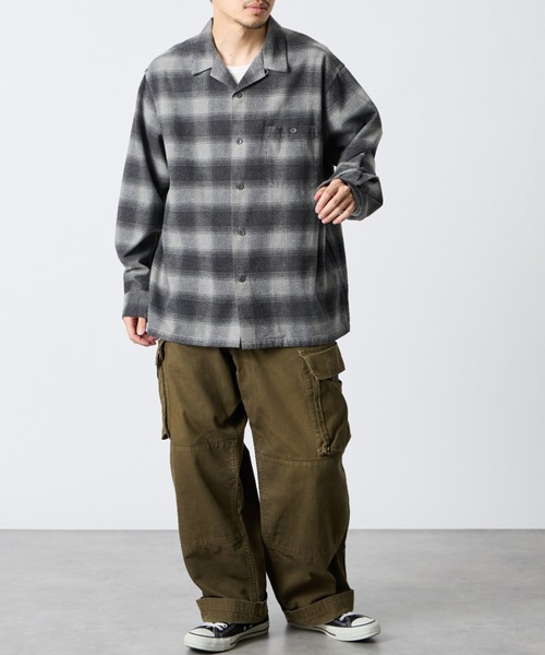 PENDLETON（ペンドルトン）の「【WEB先行予約】[PENDLETON/ペンドルトン] 別注 シングルポケット オンブレチェックボードシャツ（シャツ/ブラウス・レディース・レッド/ネイビー/グレー/グリーン/ベージュ・L/M）」の14枚目の写真