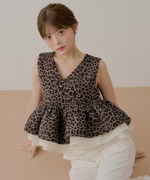 Chico | 完売カラー再販決定【SALON by Chico】ペプラムフリルツイードトップス(シャツ/ブラウス)