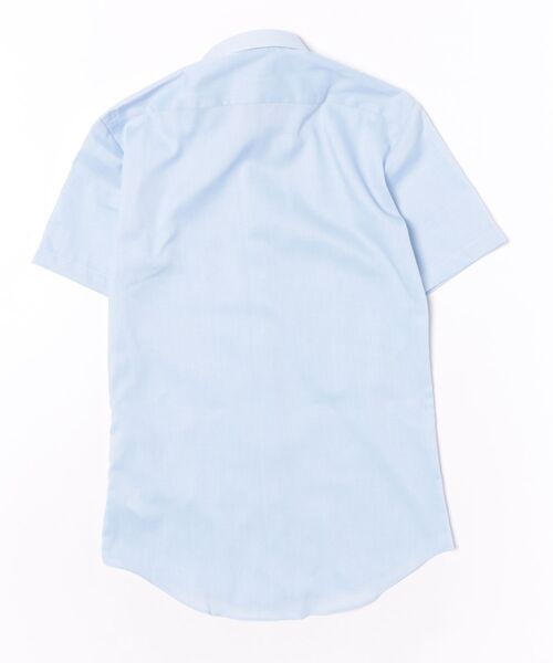 TOKYO SHIRTS(トウキョウシャツ)の「【超形態安定】 形態安定ノンアイロン ボタンダウン 半袖ビジネスワイシャツ(ビジネスシャツ・メンズ・サックスブルー・首回り37cm/首回り39cm/首回り41cm/首回り42cm/首回り43cm)」の7枚目の写真