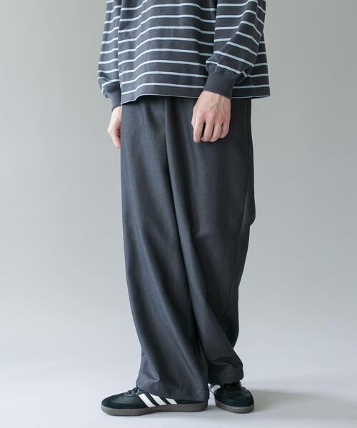 URBAN RESEARCH DOORS(アーバンリサーチドアーズ)の「ジャガードチェック イージートラウザー 26AW(その他パンツ・メンズ・チャコールグレー/ブラウン/オリーブ・MEDIUM/LARGE)」の2枚目の写真