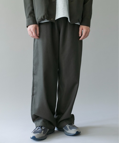 URBAN RESEARCH DOORS(アーバンリサーチドアーズ)の「ジャガードチェック イージートラウザー(その他パンツ・メンズ・チャコールグレー/ブラウン/オリーブ・MEDIUM/LARGE)」の4枚目の写真