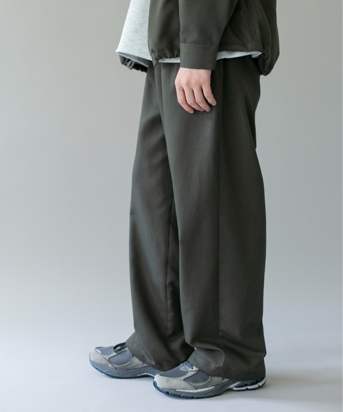 URBAN RESEARCH DOORS(アーバンリサーチドアーズ)の「ジャガードチェック イージートラウザー(その他パンツ・メンズ・チャコールグレー/ブラウン/オリーブ・MEDIUM/LARGE)」の5枚目の写真