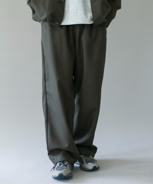 URBAN RESEARCH DOORS(アーバンリサーチドアーズ)の「ジャガードチェック イージートラウザー(その他パンツ・メンズ・チャコールグレー/ブラウン/オリーブ・MEDIUM/LARGE)」の8枚目の写真
