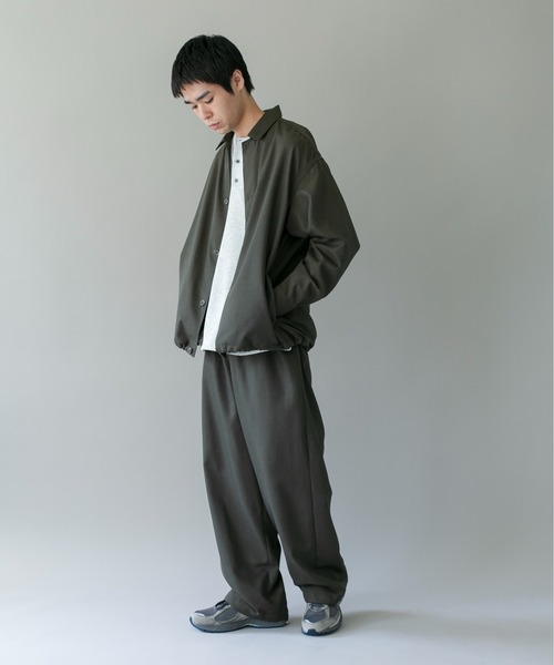 URBAN RESEARCH DOORS(アーバンリサーチドアーズ)の「ジャガードチェック イージートラウザー(その他パンツ・メンズ・チャコールグレー/ブラウン/オリーブ・MEDIUM/LARGE)」の10枚目の写真