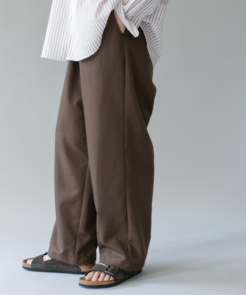 URBAN RESEARCH DOORS(アーバンリサーチドアーズ)の「ジャガードチェック イージートラウザー(その他パンツ・メンズ・チャコールグレー/ブラウン/オリーブ・MEDIUM/LARGE)」の12枚目の写真