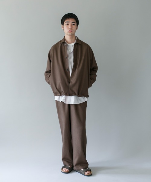 URBAN RESEARCH DOORS(アーバンリサーチドアーズ)の「ジャガードチェック イージートラウザー(その他パンツ・メンズ・チャコールグレー/ブラウン/オリーブ・MEDIUM/LARGE)」の16枚目の写真