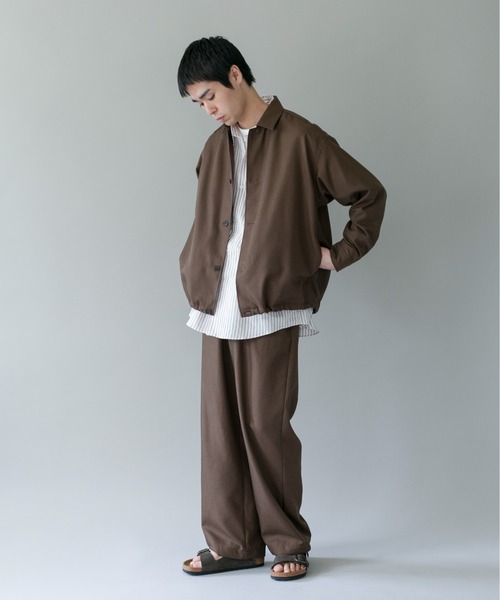 URBAN RESEARCH DOORS(アーバンリサーチドアーズ)の「ジャガードチェック イージートラウザー(その他パンツ・メンズ・チャコールグレー/ブラウン/オリーブ・MEDIUM/LARGE)」の17枚目の写真
