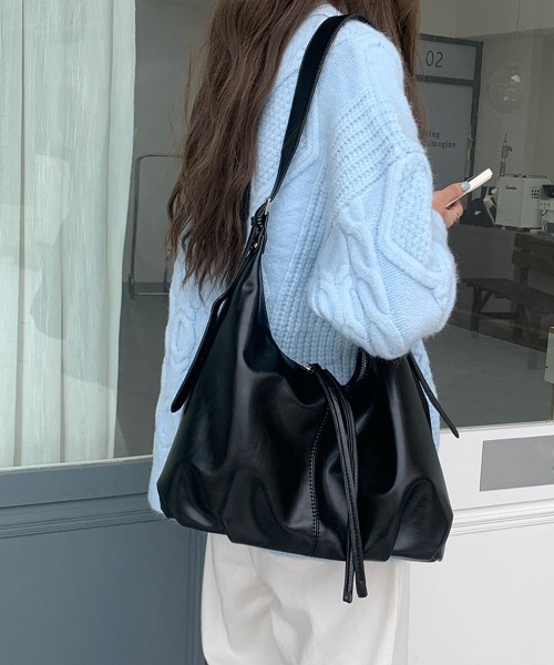 Miniministore(ミニミニストア)の「PUレザーショルダーバッグ 肩掛けカバン(ショルダーバッグ・レディース・ブラック/ブラウン・FREE)」の20枚目の写真
