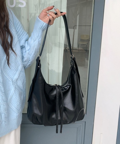 Miniministore(ミニミニストア)の「PUレザーショルダーバッグ 肩掛けカバン(ショルダーバッグ・レディース・ブラック/ブラウン・FREE)」の17枚目の写真