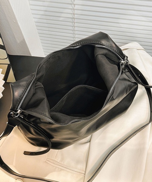 Miniministore(ミニミニストア)の「PUレザーショルダーバッグ 肩掛けカバン(ショルダーバッグ・レディース・ブラック/ブラウン・FREE)」の8枚目の写真