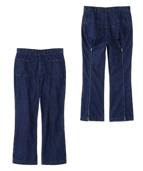 AVIREX(アヴィレックス)の「《NAVAL COLLECTION》SAILOR DENIM MOD / セーラー デニム モディファイド / AVIREX /アヴィレックス(デニムパンツ・メンズ・ブラック/インディゴブルー・LARGE/MEDIUM/X-LARGE)」の2枚目の写真