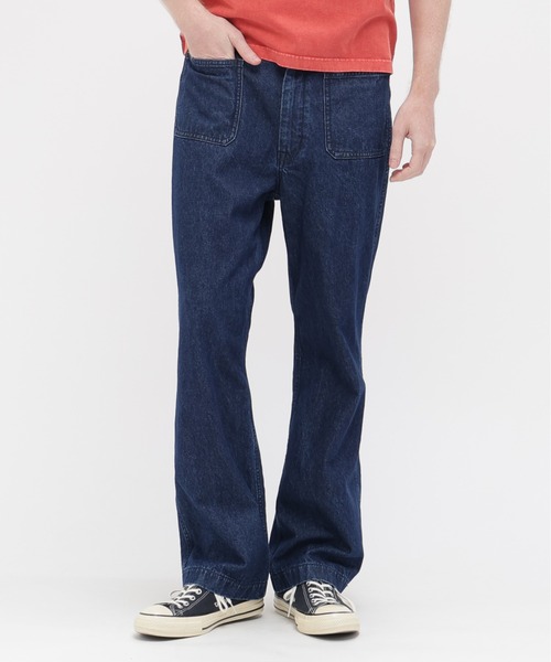 AVIREX(アヴィレックス)の「《NAVAL COLLECTION》SAILOR DENIM MOD / セーラー デニム モディファイド / AVIREX /アヴィレックス(デニムパンツ・メンズ・ブラック/インディゴブルー・LARGE/MEDIUM/X-LARGE)」の14枚目の写真