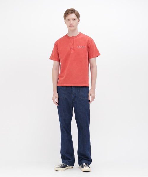 AVIREX(アヴィレックス)の「《NAVAL COLLECTION》SAILOR DENIM MOD / セーラー デニム モディファイド / AVIREX /アヴィレックス(デニムパンツ・メンズ・ブラック/インディゴブルー・LARGE/MEDIUM/X-LARGE)」の8枚目の写真