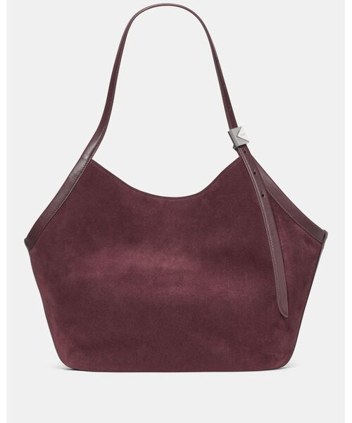 kate spade new york(ケイトスペード ニューヨーク)の「デコ スエード チューリップ トート バッグ(トートバッグ・レディース・パープル・ONESIZE)」の2枚目の写真