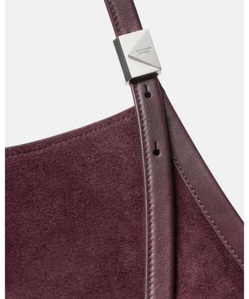 kate spade new york(ケイトスペード ニューヨーク)の「デコ スエード チューリップ トート バッグ(トートバッグ・レディース・パープル・ONESIZE)」の6枚目の写真