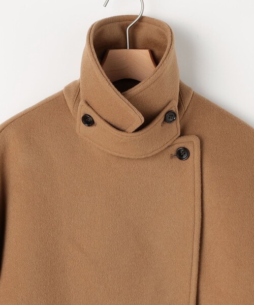 NOLLEY’S(ノーリーズ)の「【一部WEB限カラー】ウールカシミヤダブルブレストコート(ピーコート・レディース・ネイビー/ライトグレー/ブラウン/キャメル・36/38)」の11枚目の写真