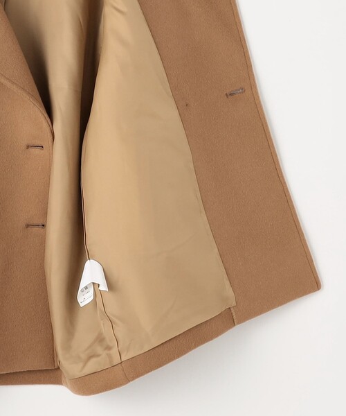 NOLLEY’S(ノーリーズ)の「【一部WEB限カラー】ウールカシミヤダブルブレストコート(ピーコート・レディース・ネイビー/ライトグレー/ブラウン/キャメル・36/38)」の20枚目の写真