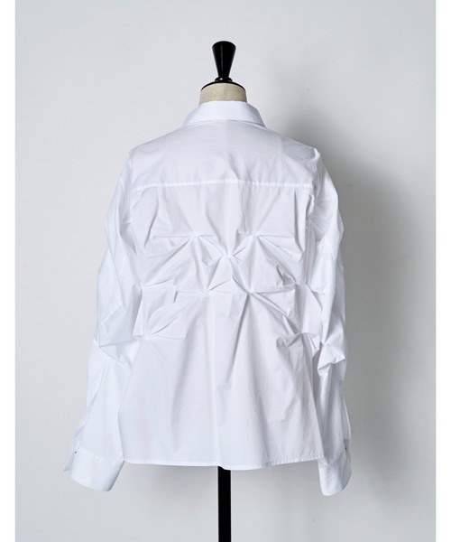 RUMCHE(ラムシェ)の「Snowflake Cotton Shirt / スノーフレークコットンシャツ(シャツ/ブラウス・レディース・ホワイト/ブラック・FREE)」の22枚目の写真
