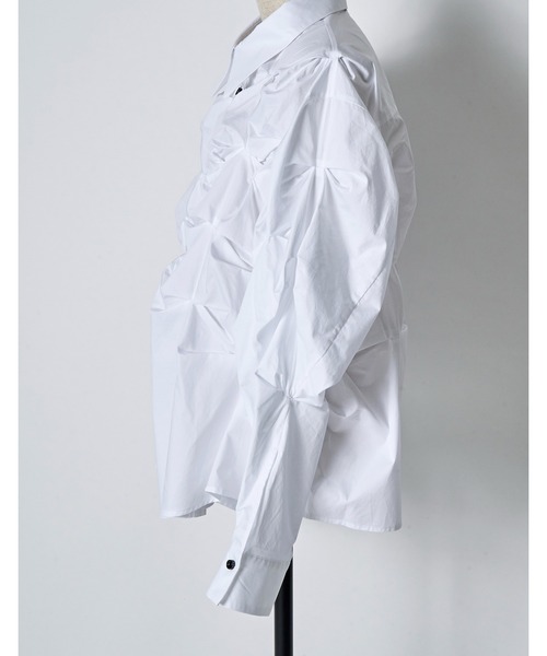 RUMCHE(ラムシェ)の「Snowflake Cotton Shirt / スノーフレークコットンシャツ(シャツ/ブラウス・レディース・ホワイト/ブラック・FREE)」の17枚目の写真