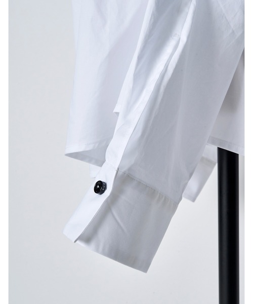 RUMCHE(ラムシェ)の「Snowflake Cotton Shirt / スノーフレークコットンシャツ(シャツ/ブラウス・レディース・ホワイト/ブラック・FREE)」の15枚目の写真